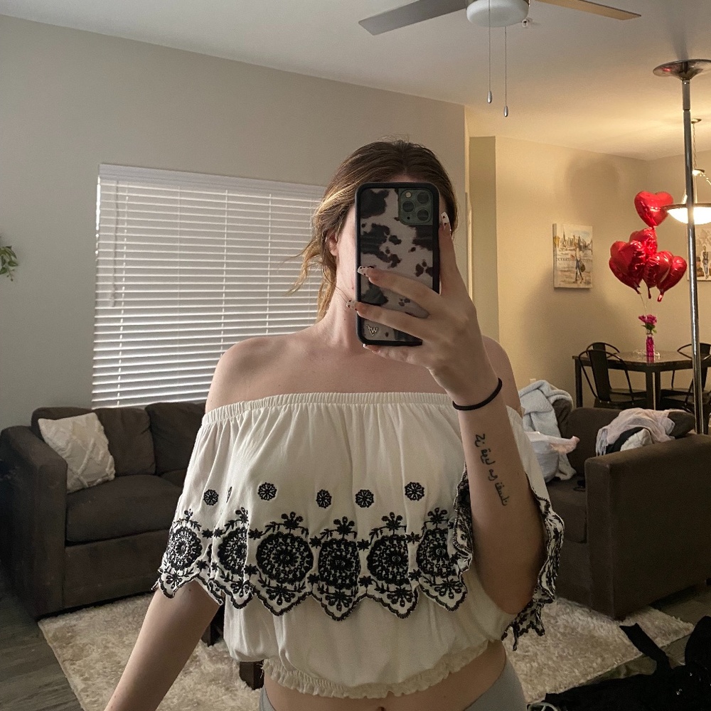 Francesca's off the shoulder top